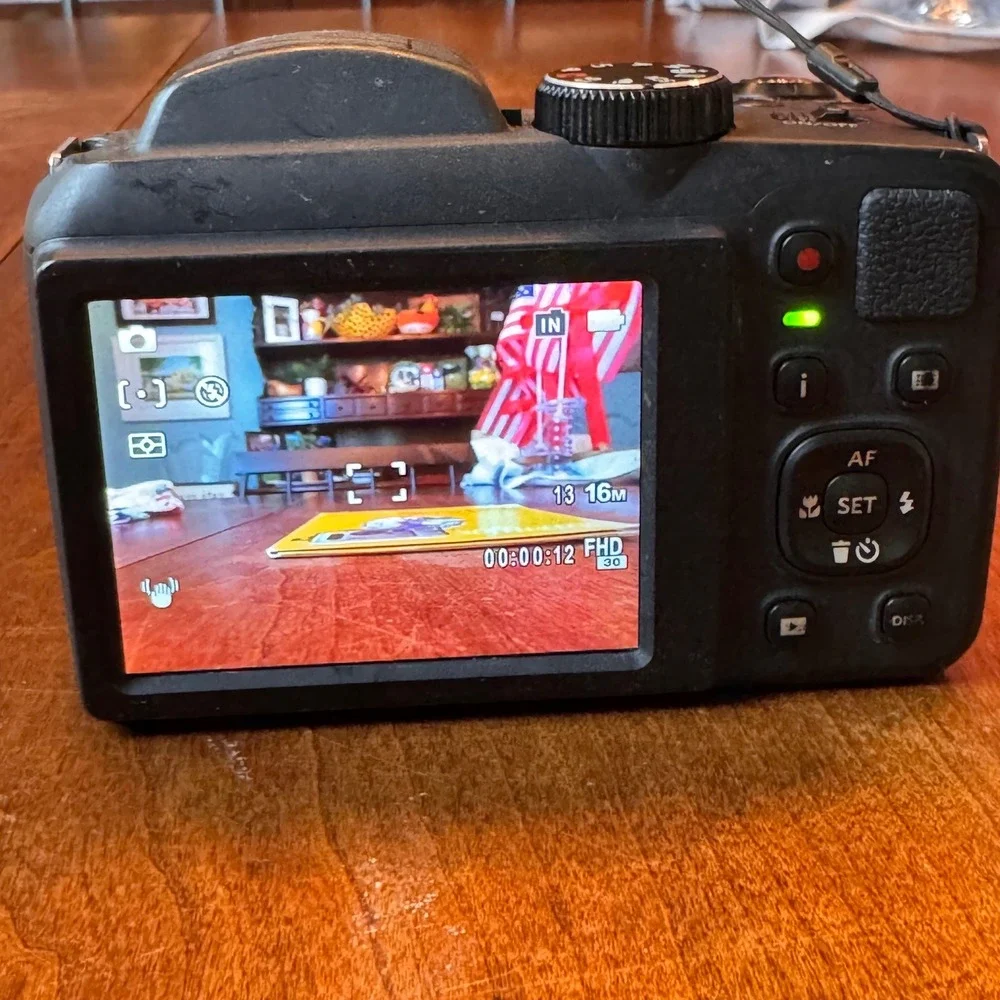 Kodak Digital Camera TESTED Black PIXPRO AZ255 Astro Zoom 25X Bridge Camera